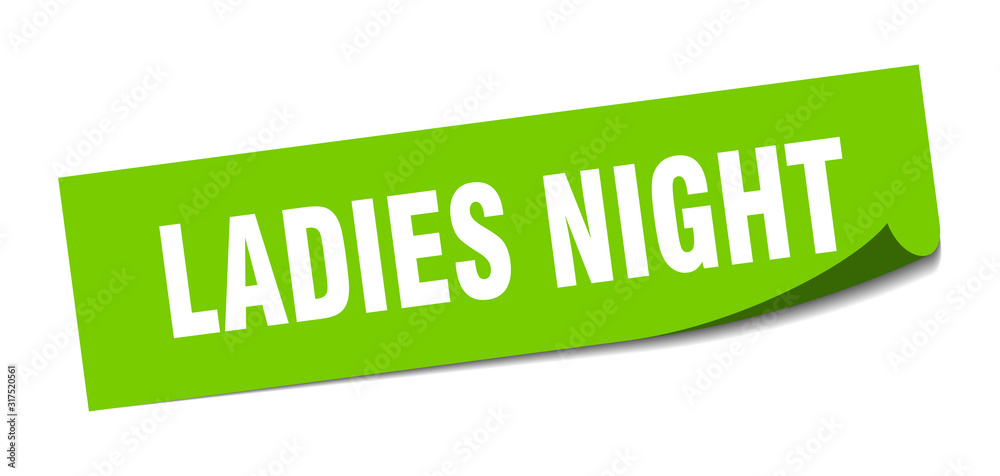 ladies night sticker. ladies night square sign. ladies night. peeler ladies night sticker. ladies night square sign. ladies night. peeler