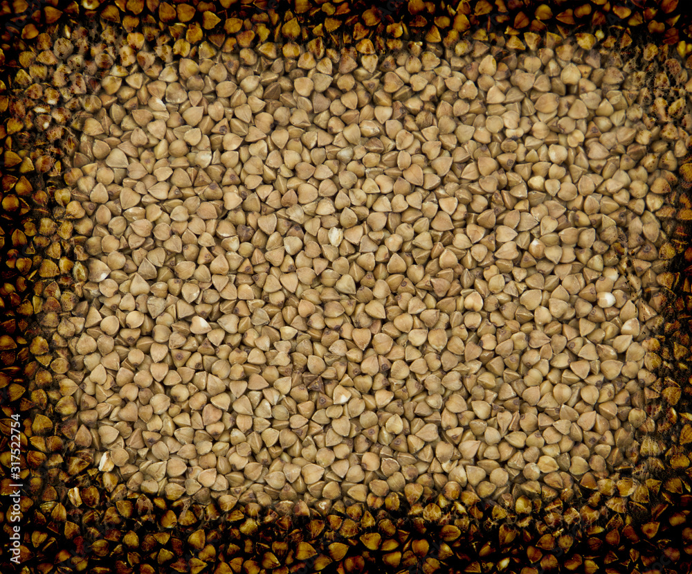 Obraz premium grits for cooking as a texture background