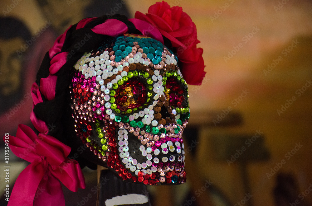 Obraz premium Mexican Catrina in Day of the Dead