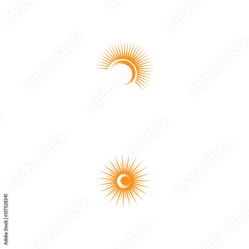 Sun Vector illustration Icon