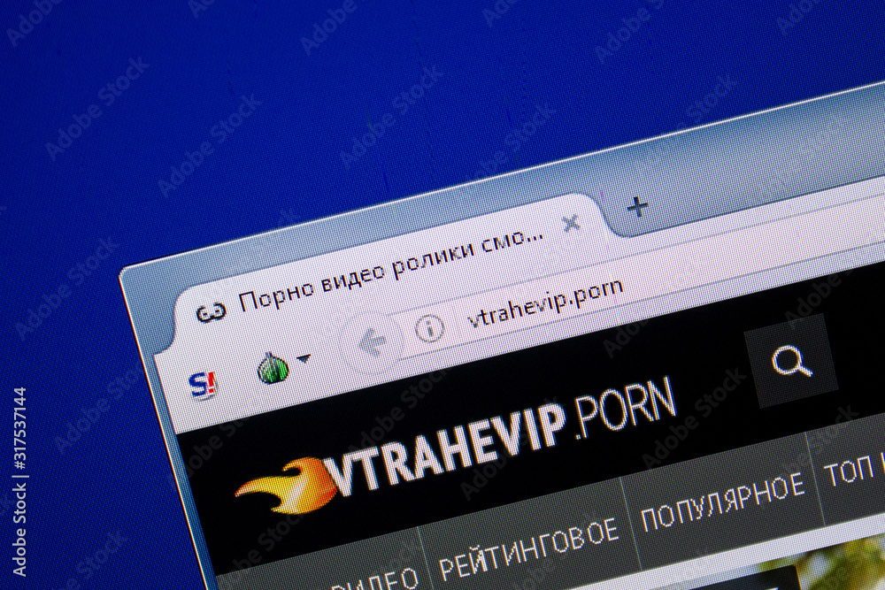 Vtrahevip Porn Video - Ryazan, Russia - June 26, 2018: Homepage of Vtrahevip website on the  display of PC. URL - Vtrahevip.porn. Stock Photo | Adobe Stock
