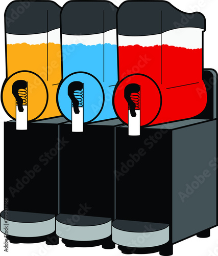 Slush Machine icon, vector illustration.