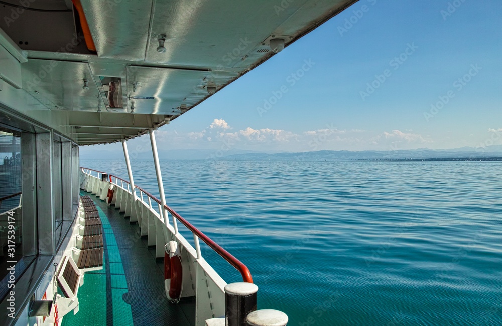 cruise ship in the sea