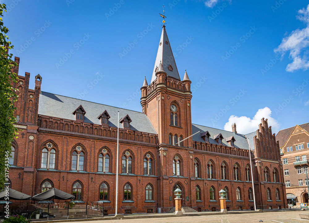City hall building in Landskrona, Sweden