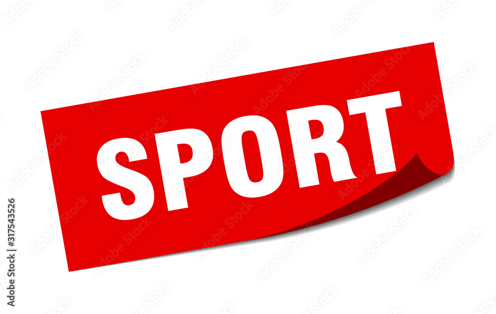 sport sticker. sport square sign. sport. peeler sport sticker. sport square sign. sport. peeler