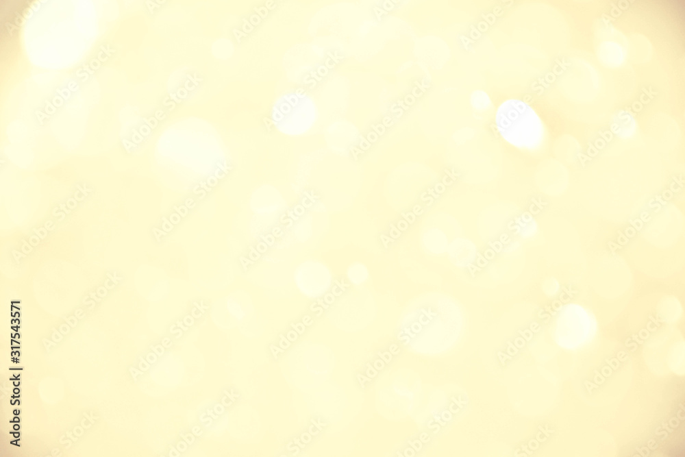 Abstract bokeh lights with soft light background. Blur wall.	