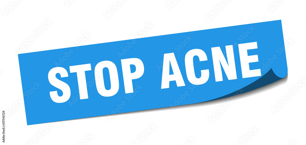 stop acne sticker. stop acne square sign. stop acne. peeler stop acne sticker. stop acne square sign. stop acne. peeler