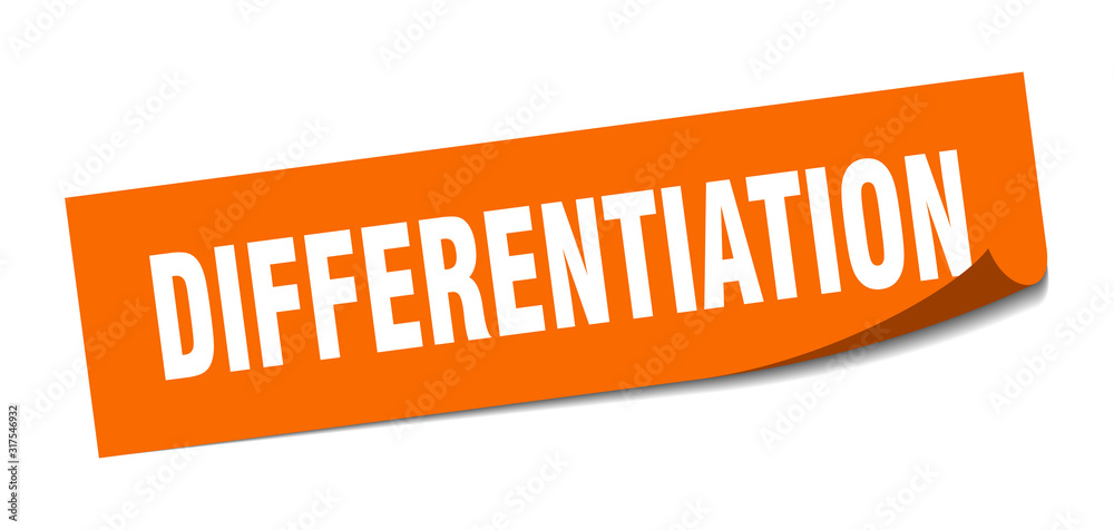 differentiation sticker. differentiation square sign. differentiation. peeler differentiation sticker. differentiation square sign. differentiation. peeler