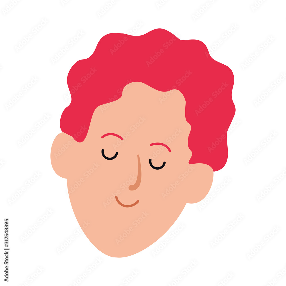 cartoon man face icon, colorful design cartoon man face icon, colorful design