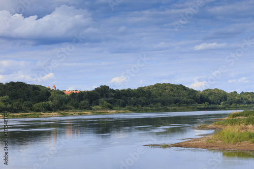 Landscape with Penemunes castle near river Nemuna.