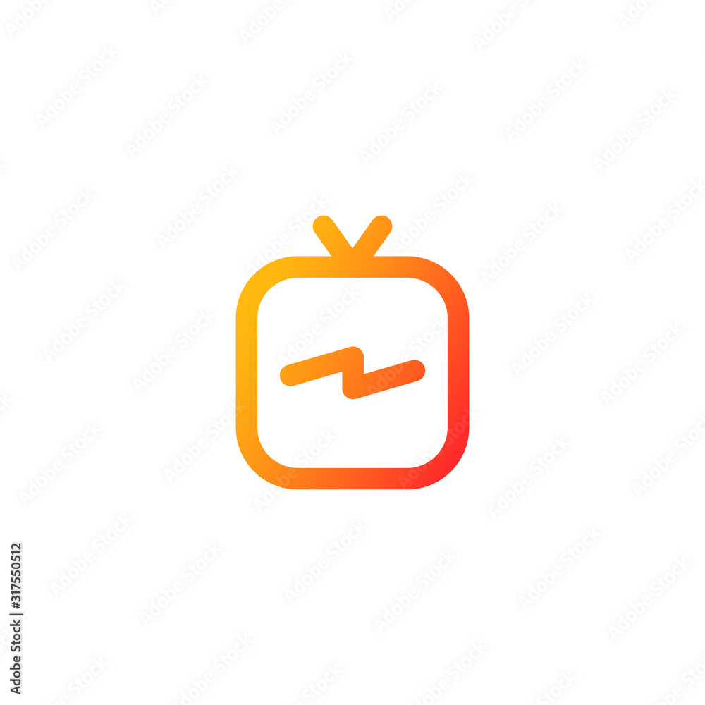 Tv vector icon. Live tv symbol. Linear style sign for mobile concept and web design symbol logo illustration. vector graphics - Vector. Tv vector icon. Live tv symbol. Linear style sign for mobile concept and web design symbol logo illustration. vector graphics - Vector.