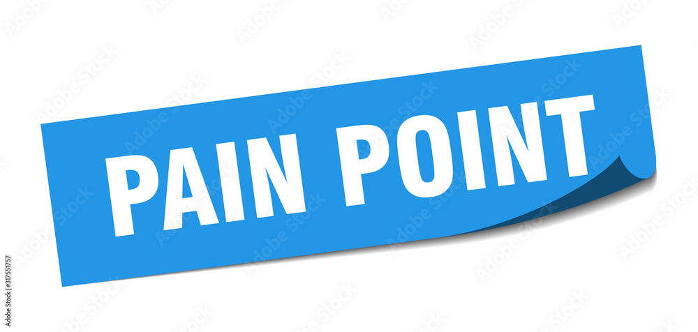 pain point sticker. pain point square sign. pain point. peeler pain point sticker. pain point square sign. pain point. peeler