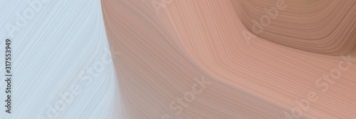 header background graphic with modern curvy waves background illustration with rosy brown, light gray and pastel brown color