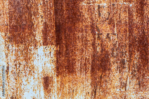Old Weathered Reddish Rusty Metal Texture © bojanzivkovic