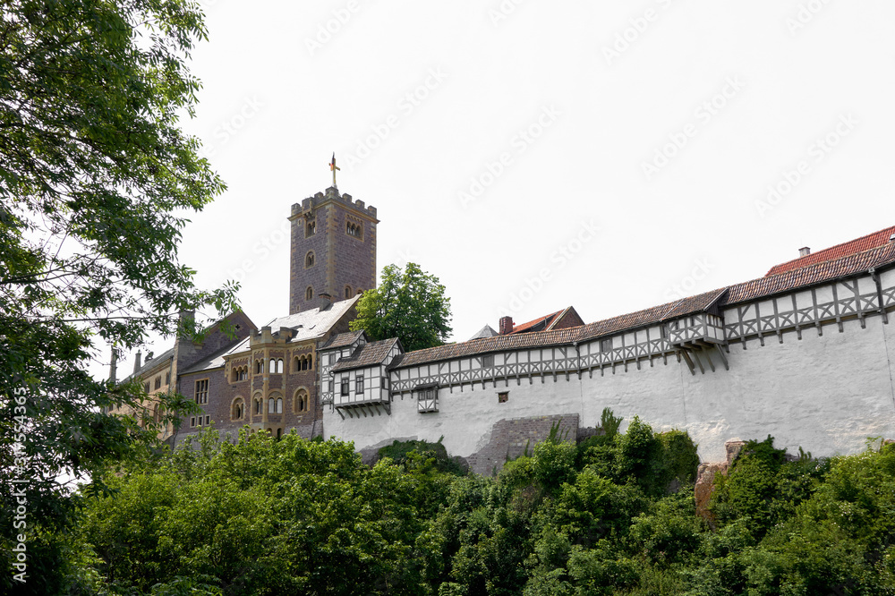 Blick auf die Wartburg bei Eisenach