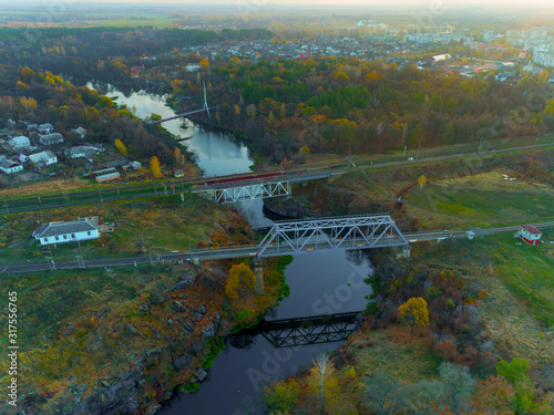 Landscape of the city of Korosten. Ukraine.. photo