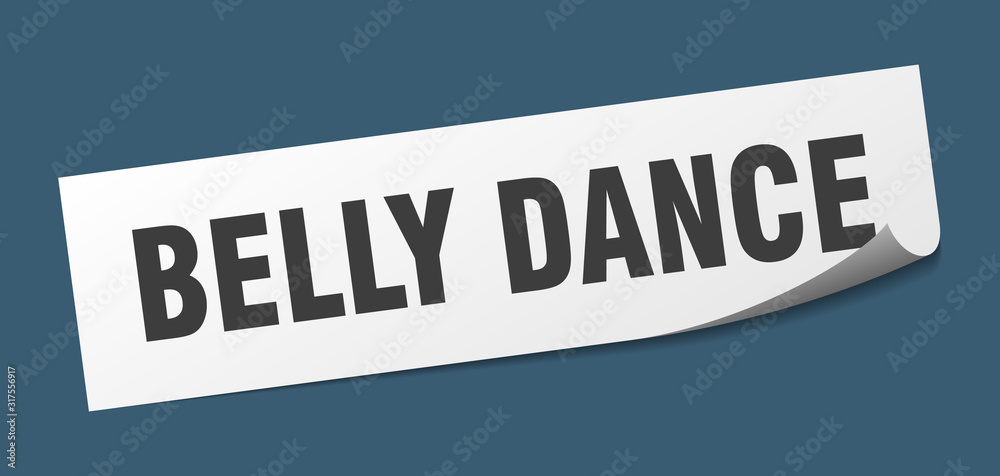 belly dance sticker. belly dance square sign. belly dance. peeler