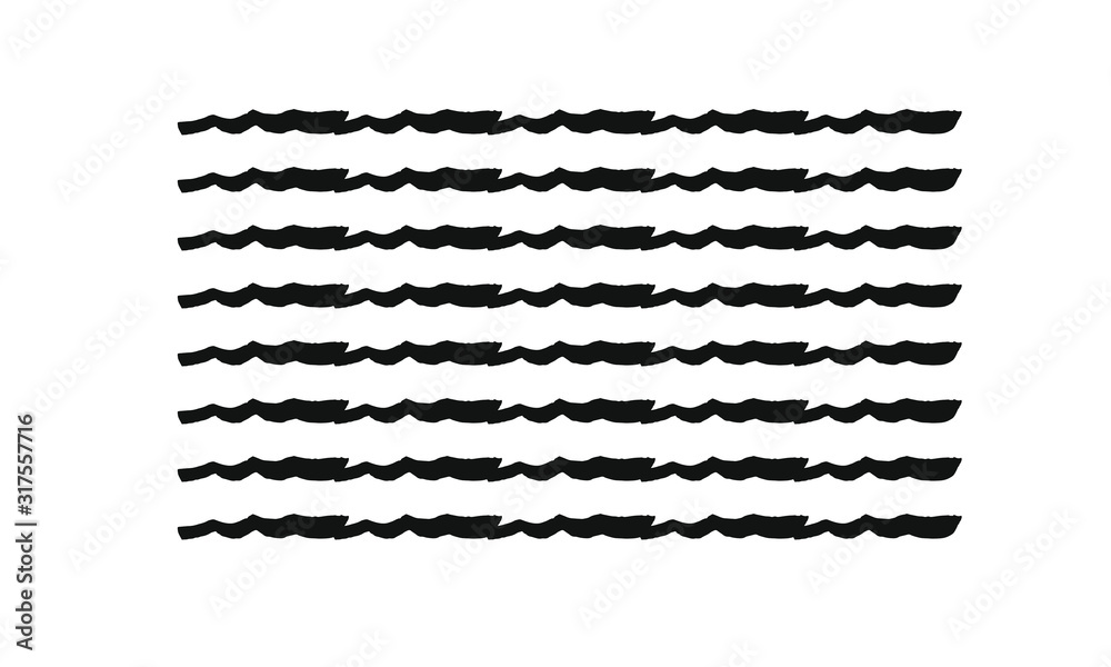 Obraz premium Long wave texture line