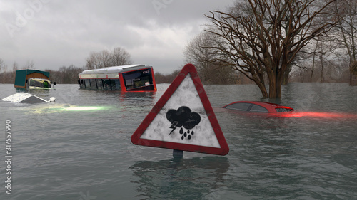 Bilde på lerret Emergencia climática