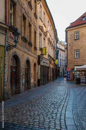 Street in old town in Prague 