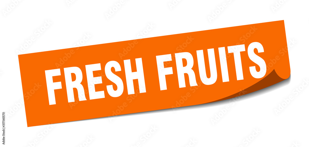 fresh fruits sticker. fresh fruits square sign. fresh fruits. peeler fresh fruits sticker. fresh fruits square sign. fresh fruits. peeler