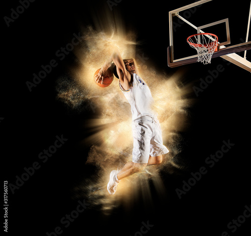 Basketball player players in action © Andrey Burmakin