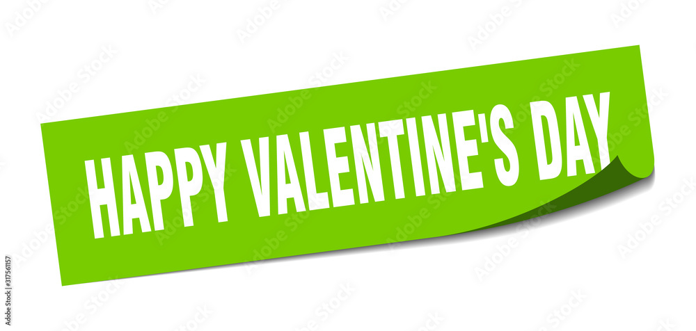 happy Valentine's day sticker. happy Valentine's day square sign. happy Valentine's day. peeler happy Valentine's day sticker. happy Valentine's day square sign. happy Valentine's day. peeler