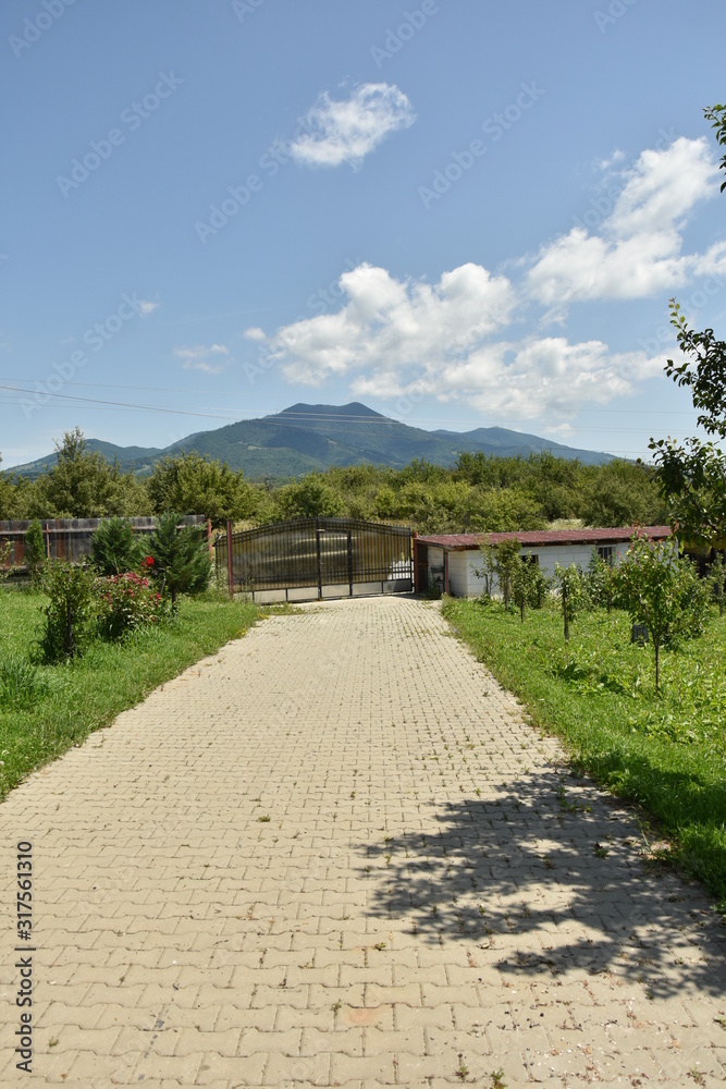 Bistrita,  summer landscape in Stramba 2019,ROMANIA