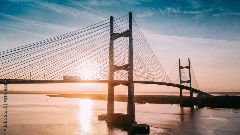 Obraz premium Dames Point Bridge Jax FL