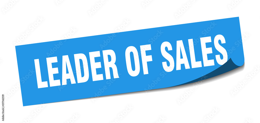 leader of sales sticker. leader of sales square sign. leader of sales. peeler leader of sales sticker. leader of sales square sign. leader of sales. peeler