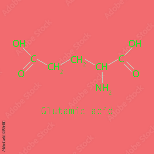 glutamic amino acid molecule