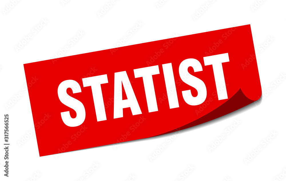 statist sticker. statist square sign. statist. peeler statist sticker. statist square sign. statist. peeler