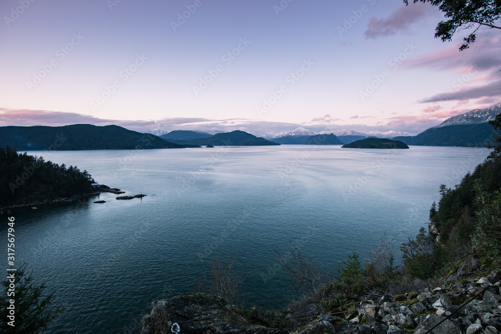 Sunset over Horseshoe Bay, British Columbia, Canada