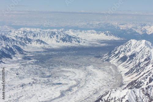 mountains in winter