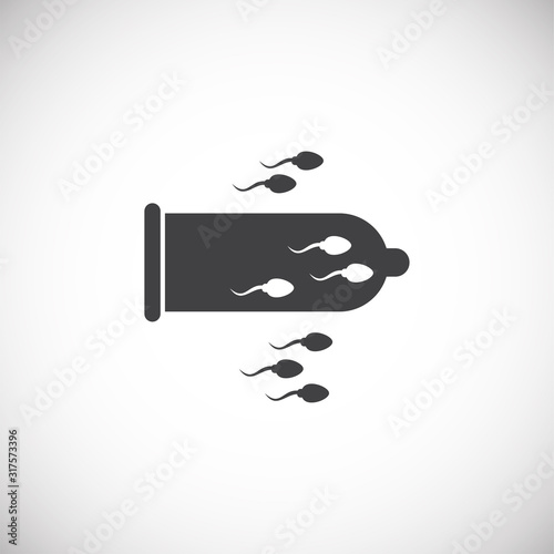Reproduction related icon on background for graphic and web design. Creative illustration concept symbol for web or mobile app