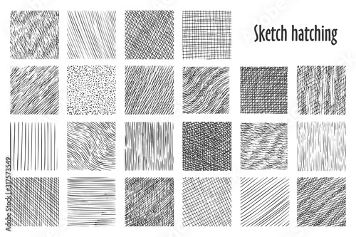 Sketch hatching abstract pattern backgrounds photo