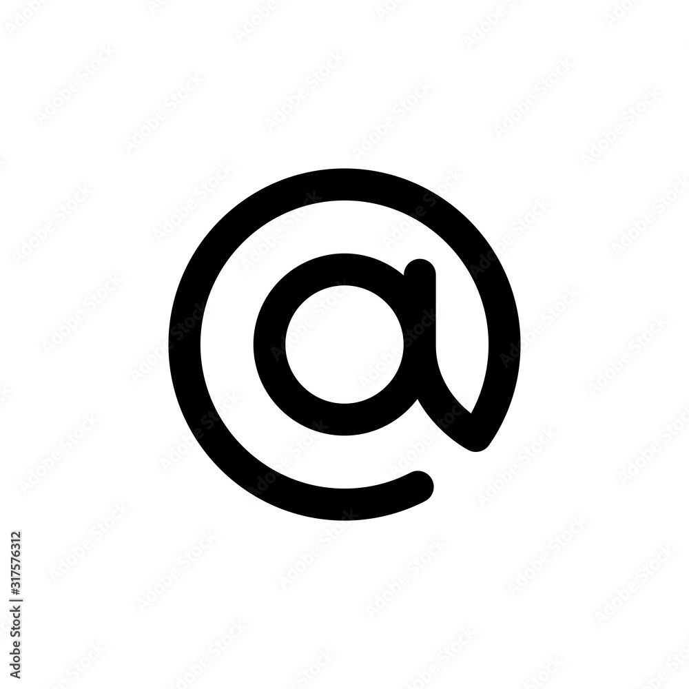 E-mail icon. Message symbol. Logo design element E-mail icon. Message symbol. Logo design element