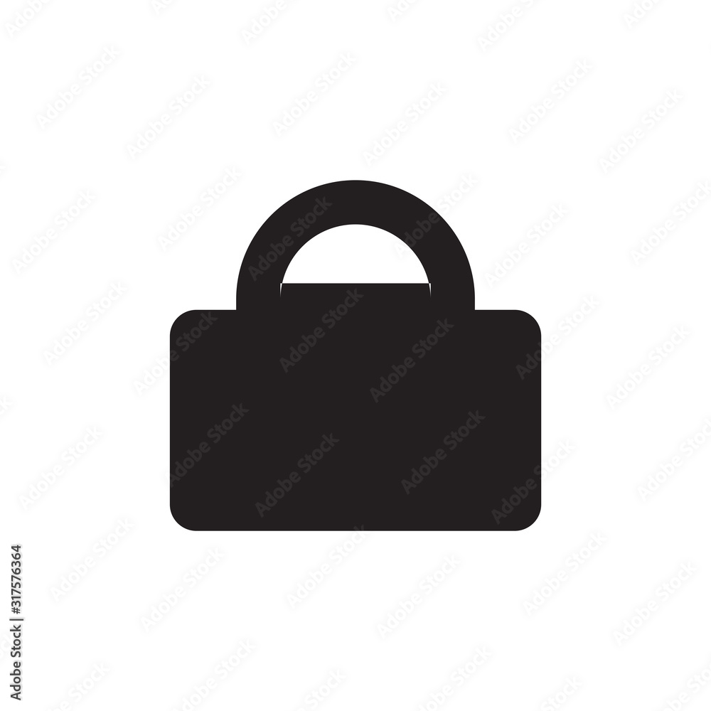 Job bag icon. Business symbol. Logo design element Job bag icon. Business symbol. Logo design element