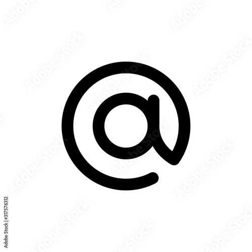 E-mail icon. Message symbol. Logo design element
