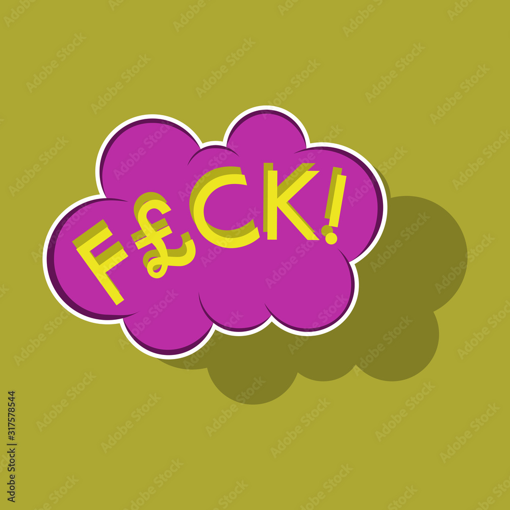 realistic paper sticker on theme Comic Speech Bubble realistic paper sticker on theme Comic Speech Bubble