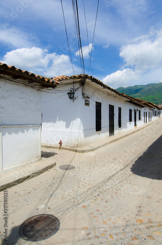 San Juan Giron, Santander, Bucaramanga, Colombia. January 18, 2013: Traditional Architecture.  photo