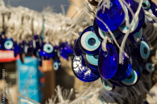 Protect to Evil Eye Nazar Glass. Cappadocia Tree.