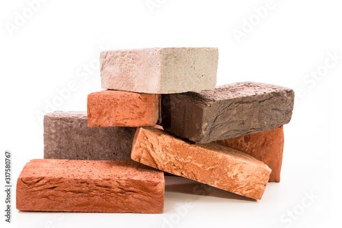 Refractory bricks for construction photo
