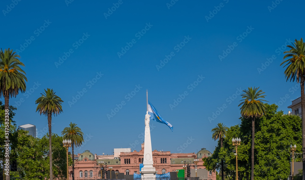 Casa Rosada, seat of the Argentinian president and executive power, Buneos Aires, Argentina Casa Rosada, seat of the Argentinian president and executive power, Buneos Aires, Argentina