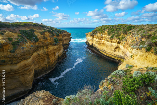 mutton bird island, great ocean road in victoria, australia