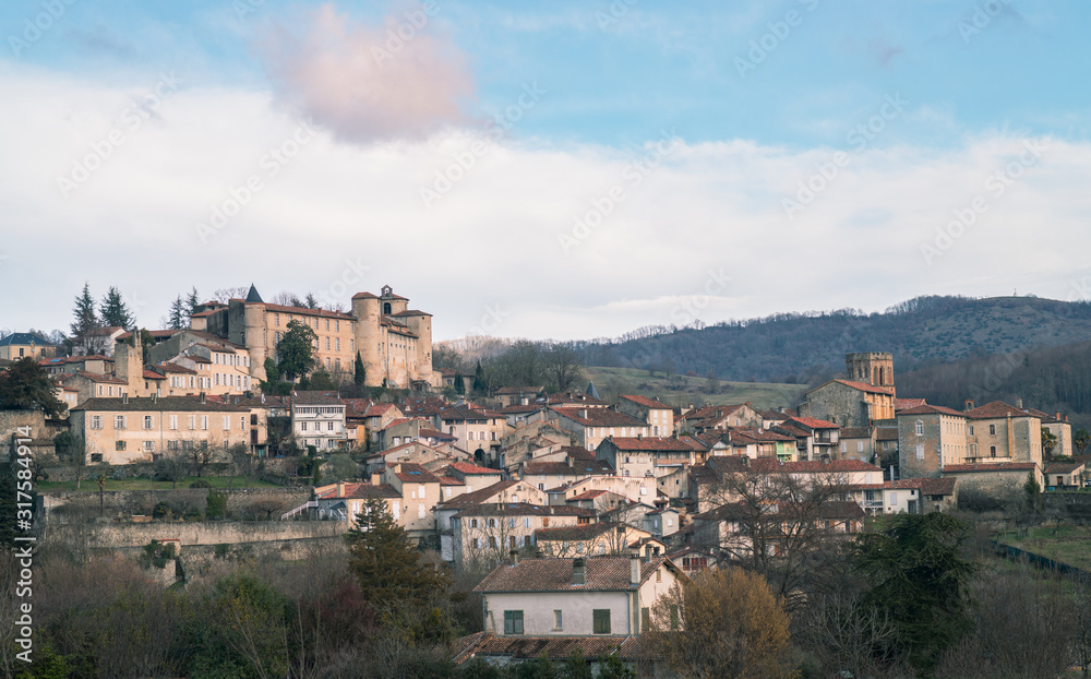 Saint-Lizier french village located south of France