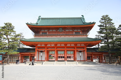 Heian-jingu shrine, Kyoto, Japan