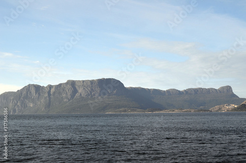  Sognefjord, Norway, Scandinavia. View from the board of Flam - Bergen ferry. 