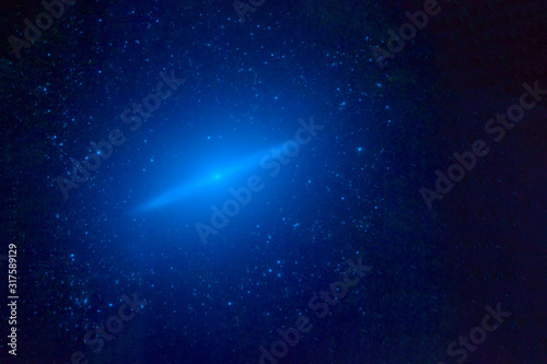 Deep blue space, with soft color. Elements of this image were furnished by NASA.