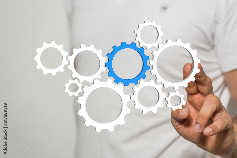 gear Technology setting concept background. gear Technology setting concept background.